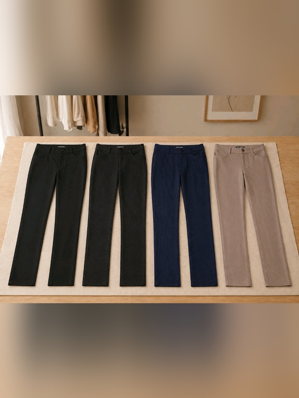 4 Pair Betabrand Dress Pant Yoga Pants DPYP Sz 2 XS Petite Straight Leg 26x29